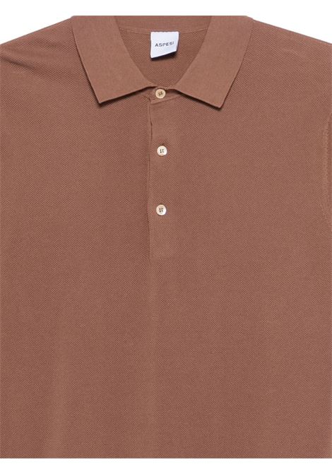 polo shirt man tobacco ASPESI | M062 D09610321